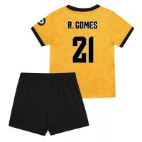 Wolves Rodrigo Gomes #21 Hjemmebanesæt Børn 2025-26 Kortærmet (+ Korte bukser)